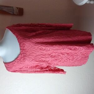 Le Moda All Lace Plus Size Blouse